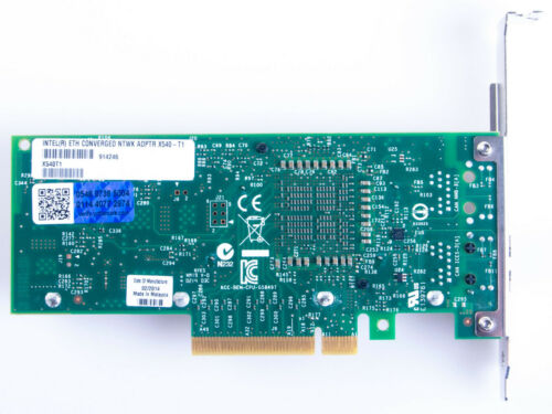 How to get Intel CNA X540-T1 work at full speed in Windows