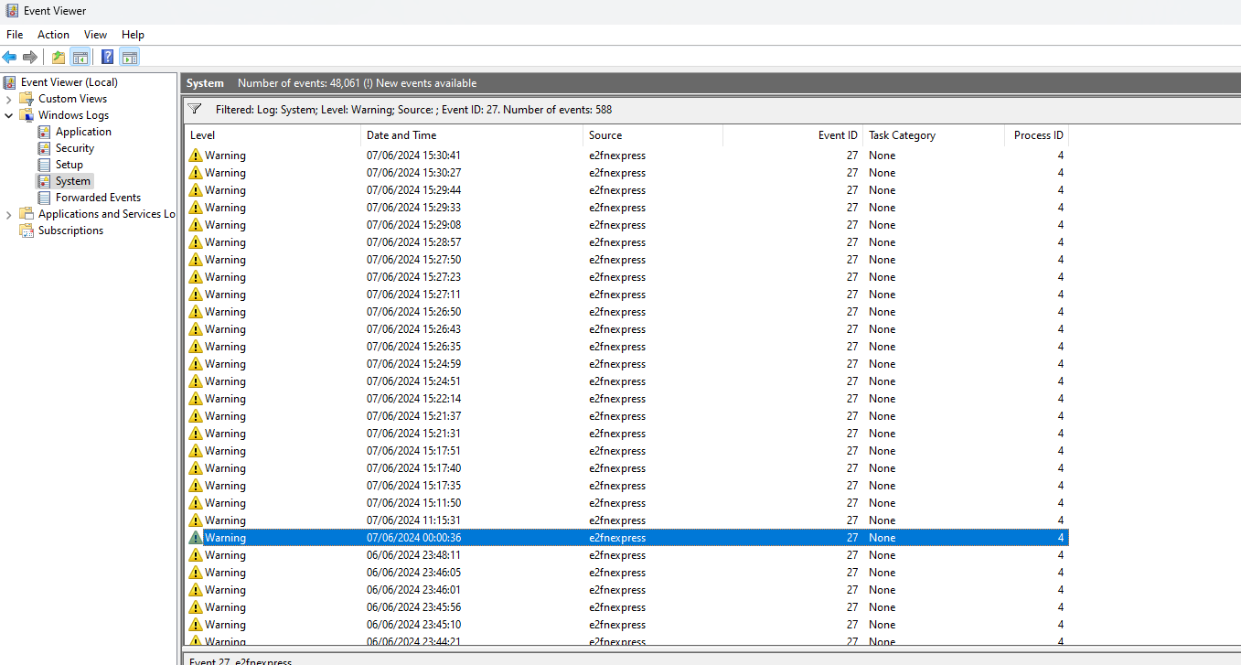 Intel I226 V Constant Id27 Disconnects Intel Community