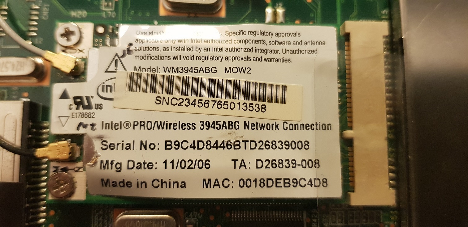 Who knows a good replacement for the Intel PRO Wireless 3945ABG network  Connection card that is faster and works with Windows 10 - Intel Community