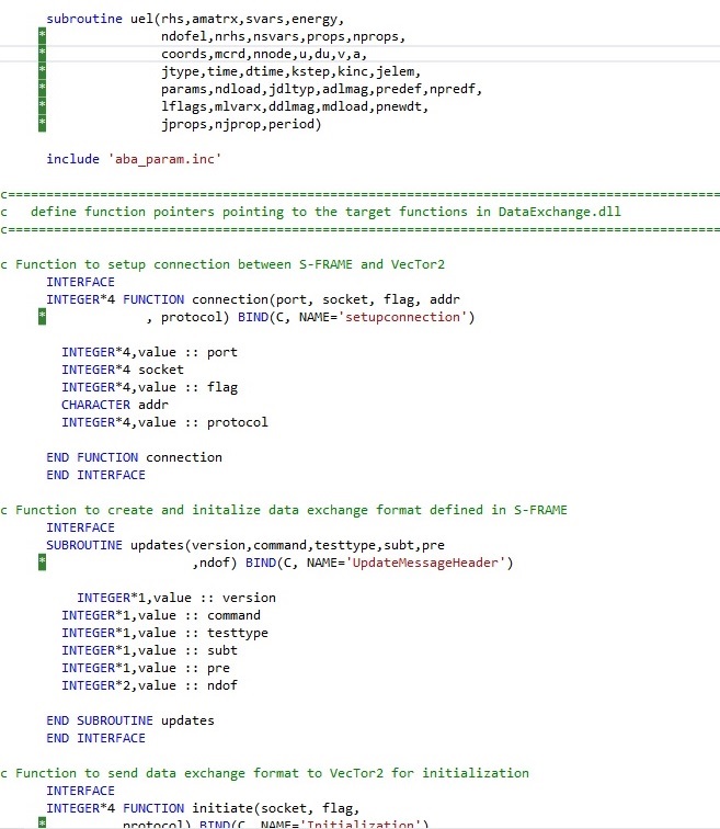 解決済み Abaqus 6 13 Fortran Subroutine Dll Import Is Not Working Intel Community