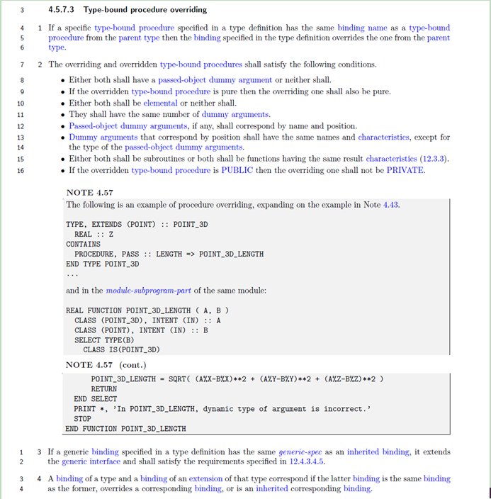 Procedure Inheritance Rules In Fortran 03 08 For Class Intel Community