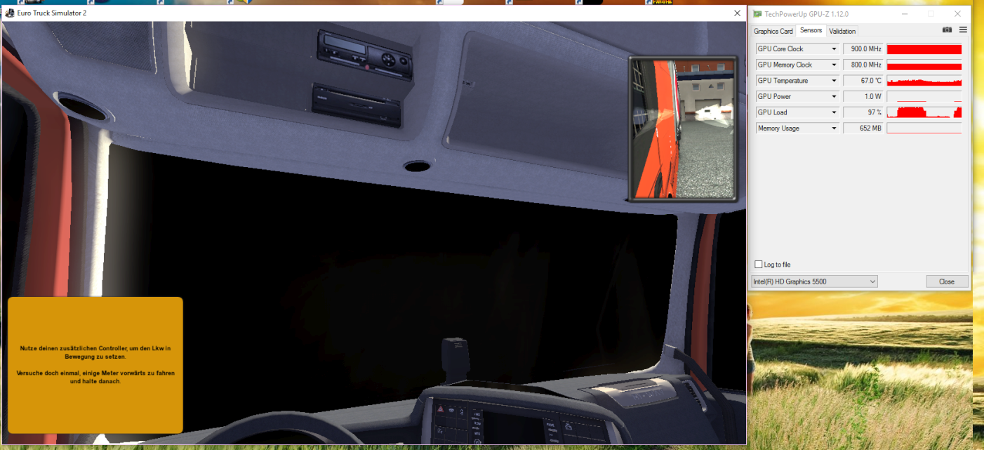 Solved: Graphics bug in Euro Truck Simulator 2 - HD 620 - Intel Communities