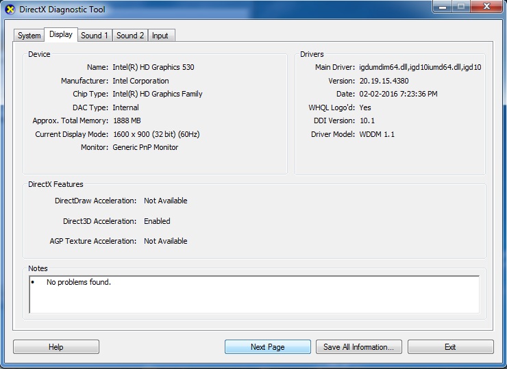 Intel HD 530 Driver Crash in Windows 7 64-bit - Intel Communities