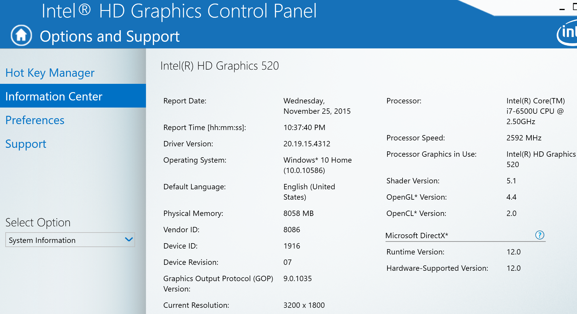 Intel graphics 4. Интел HD Graphics 520. Intel HD Graphics 520 видеокарта. Видеокарта Intel r HD Graphics 4400. Intel r und Graphics характеристики.