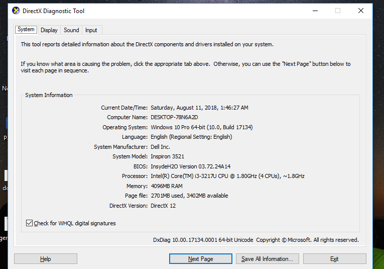 Graphics 4000 Video Memory Windows 10 Dedicated Video Memory Intel