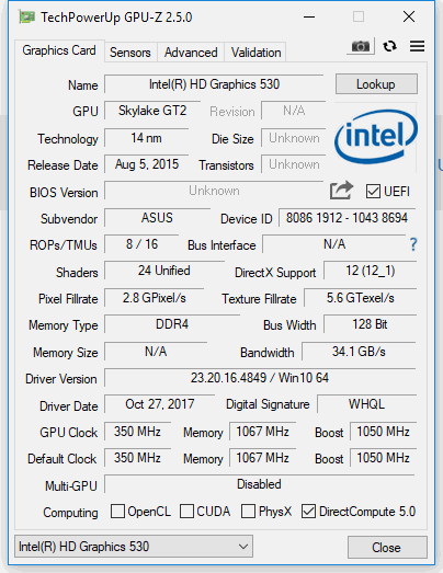 HD530 missing OpenCL - Intel Communities