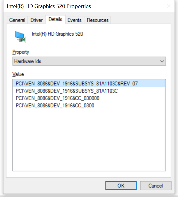 Blinking display on HP Spectre with Intel 530 display adapter Intel
