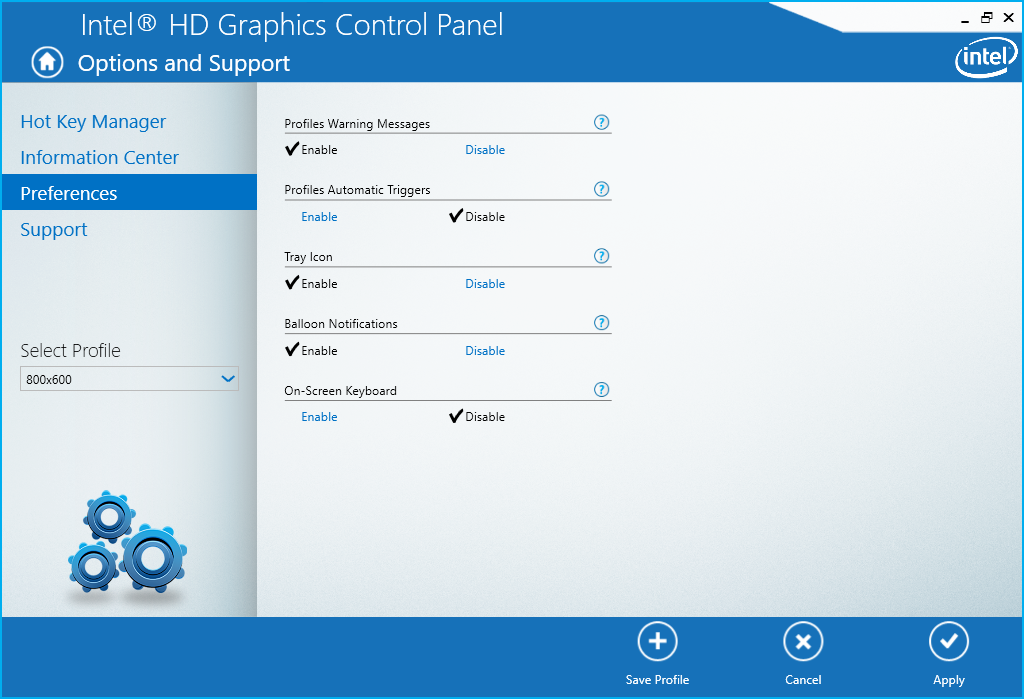 Re:Delete Unusable Profile in Intel HD Graphics Control Panel - Intel  Community