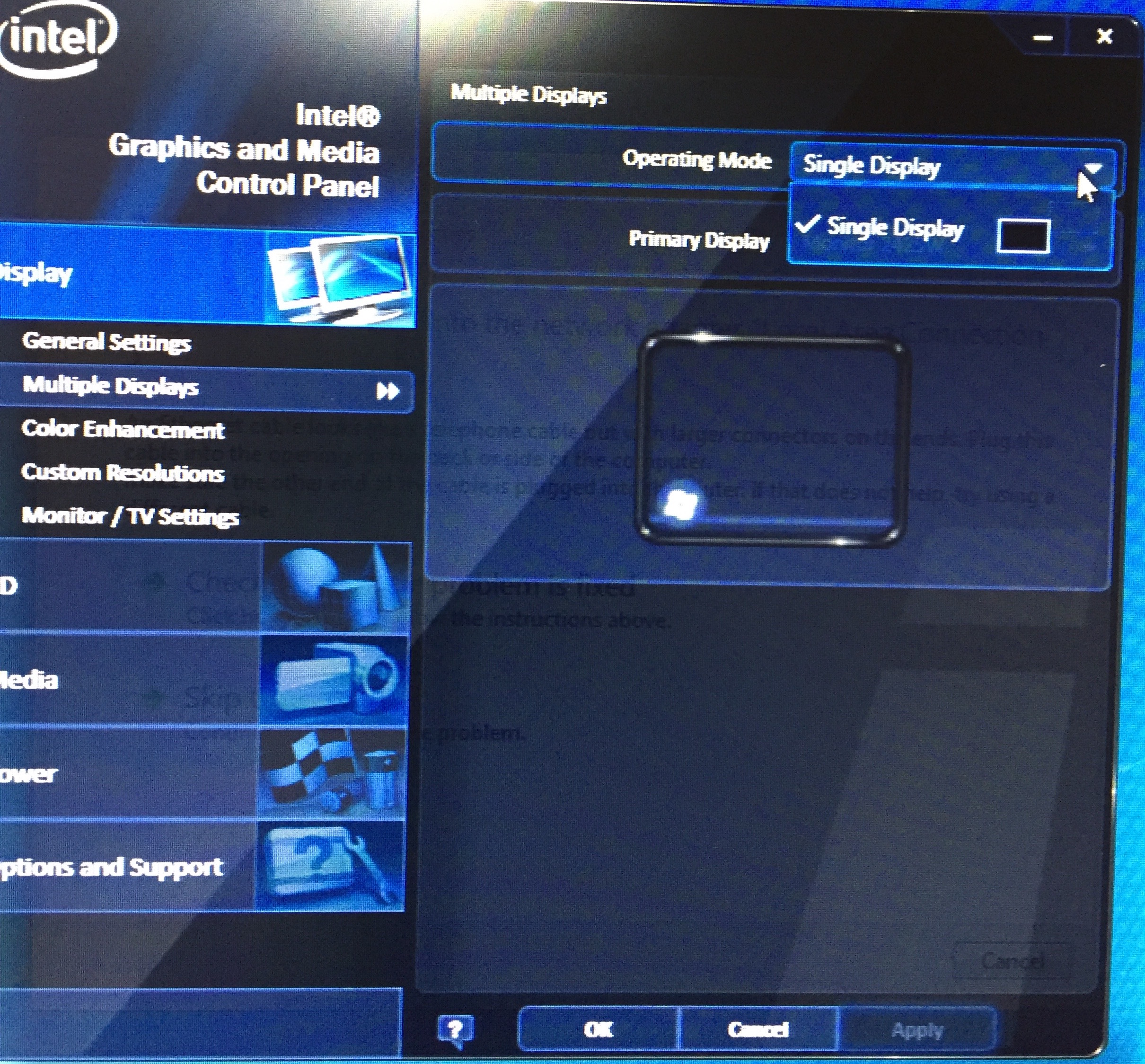 Trying to set up dual monitors with Intel Q45/Q43 Express Chipset - Intel  Communities