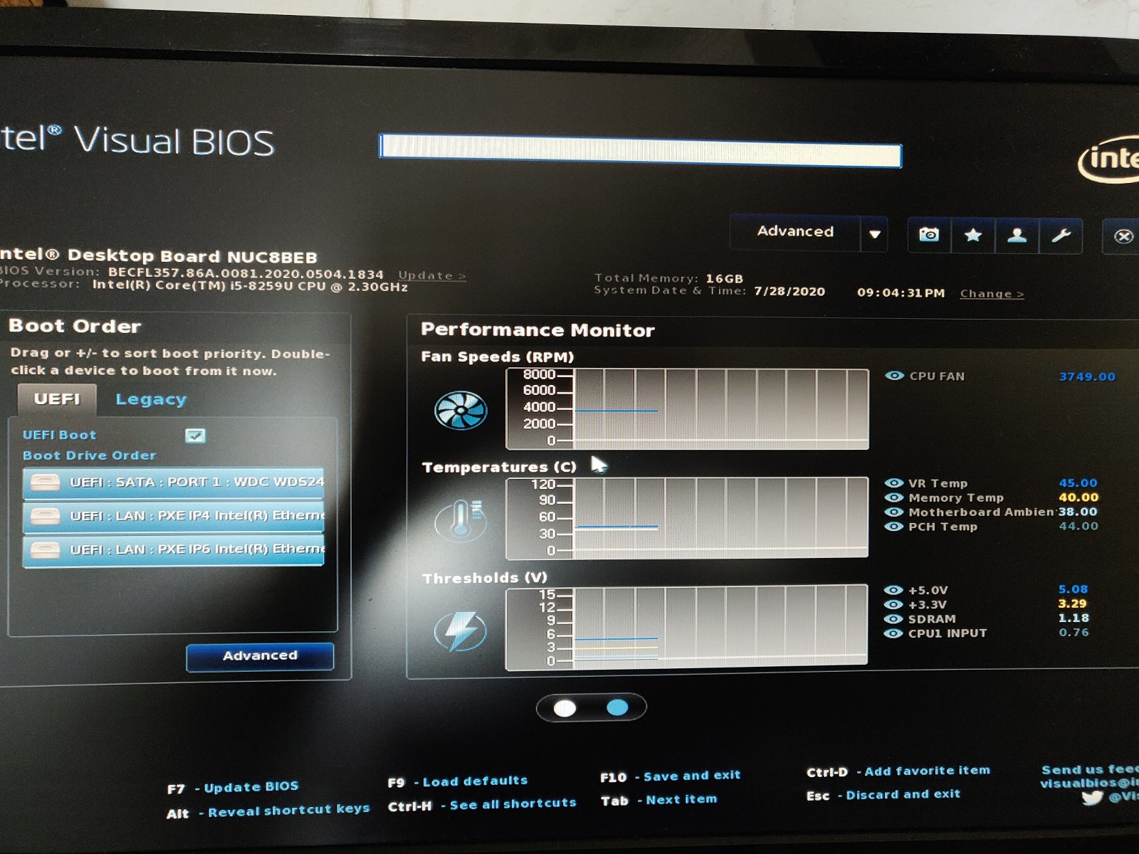 Solved: high fan speed regardless of BIOS settings or CPU temp. - Intel Community