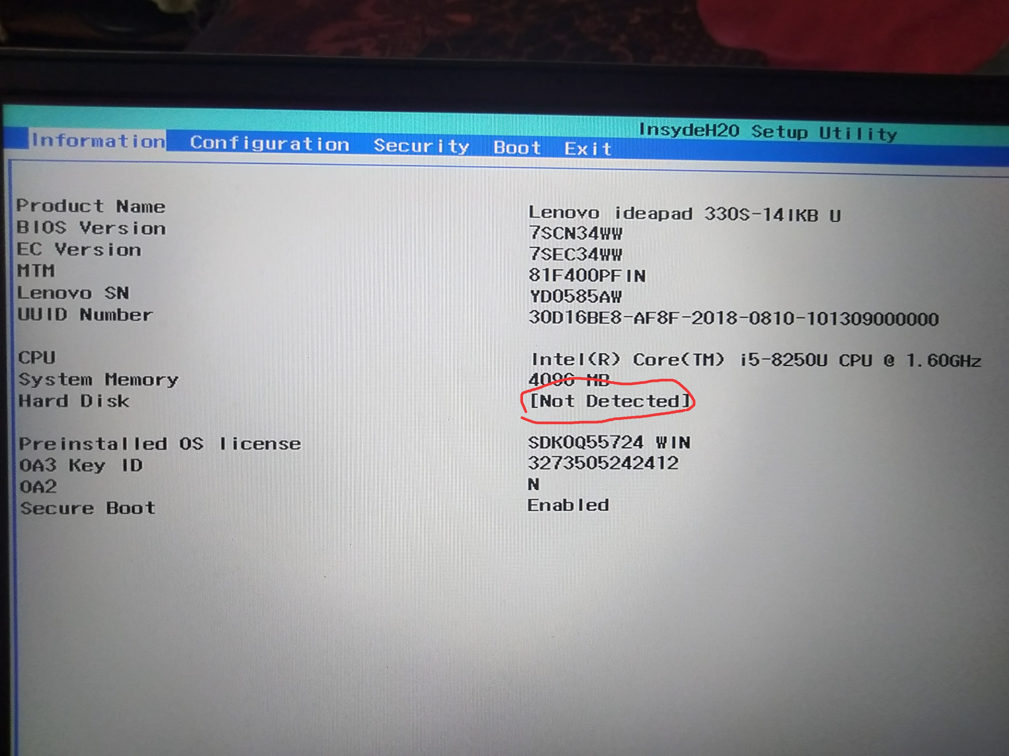 Solved: PC isn't booting up. Hardisk not detected. HHD Harddisk shown under  Non Raid Physical Disk along with Optane Memory 16 Gb, in BIOS Setup Menu.  What to... - Intel Communities