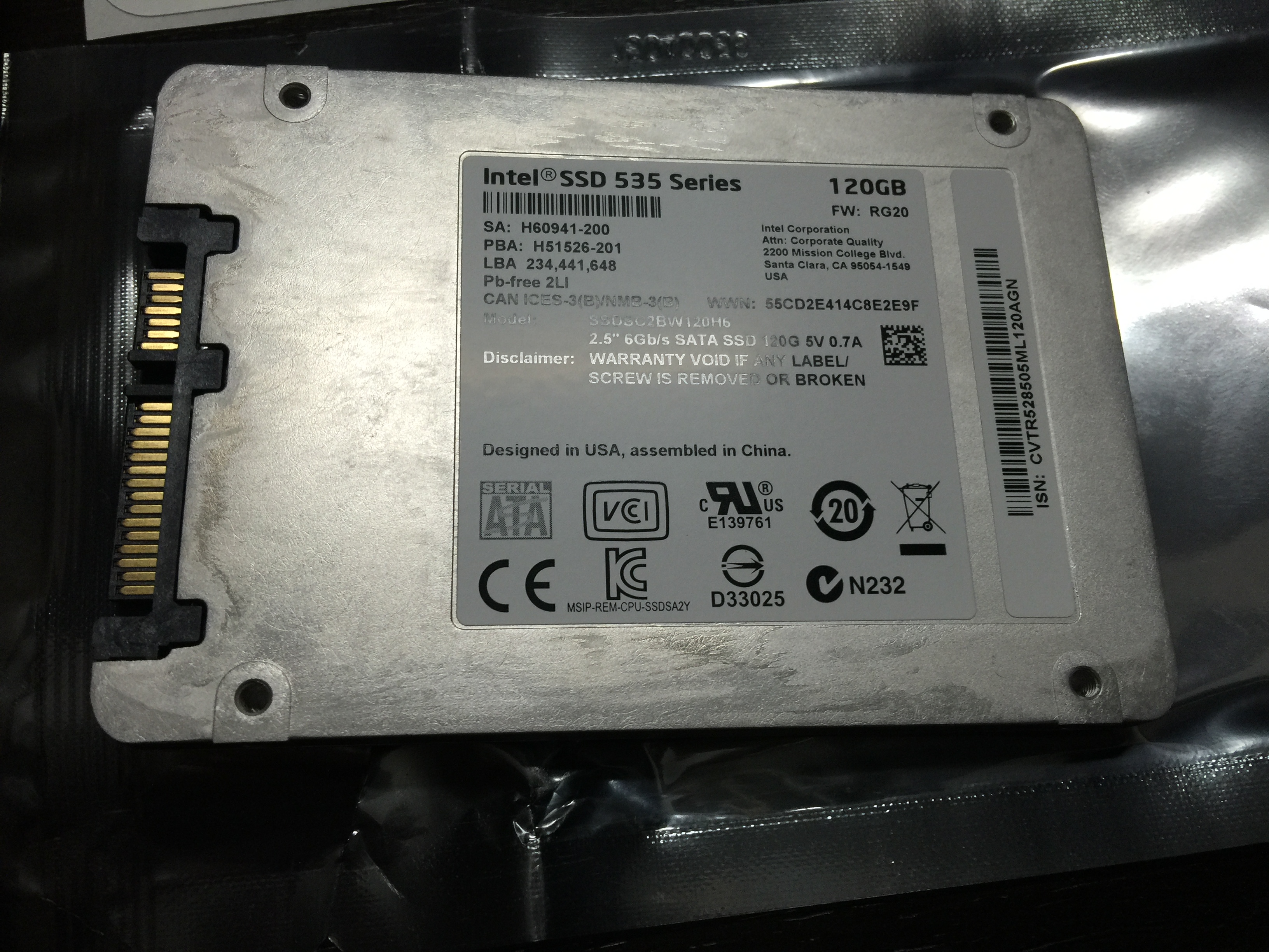Solved: Is this a counterfeit or real Intel SSD? I can't find any info on  it. Please advise! - Intel Communities