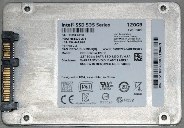 Re:SSD 535: no boot, ID SandForce - Intel Communities