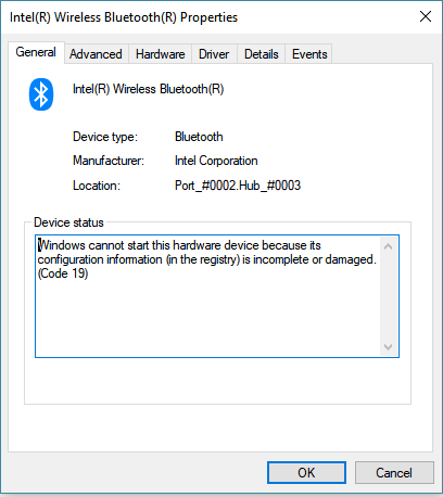 Dual Band Wireless-AC 8265 Bluetooth Issues Windows 10 - Intel Communities