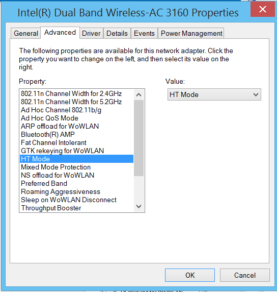 Very slow download and upload speed on Intel Dual Band Wireless- AC 3160 -  Intel Community