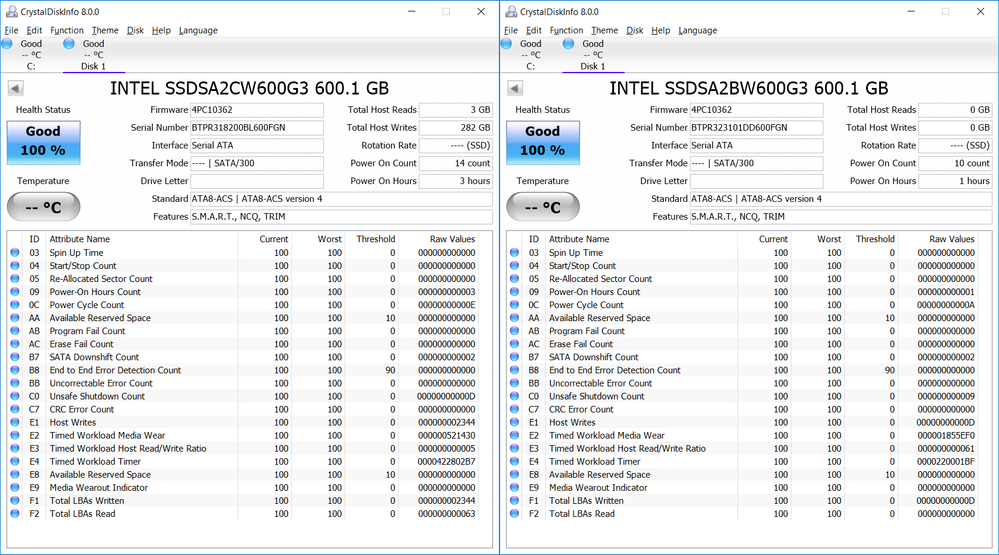 Smart не поддерживается ssd