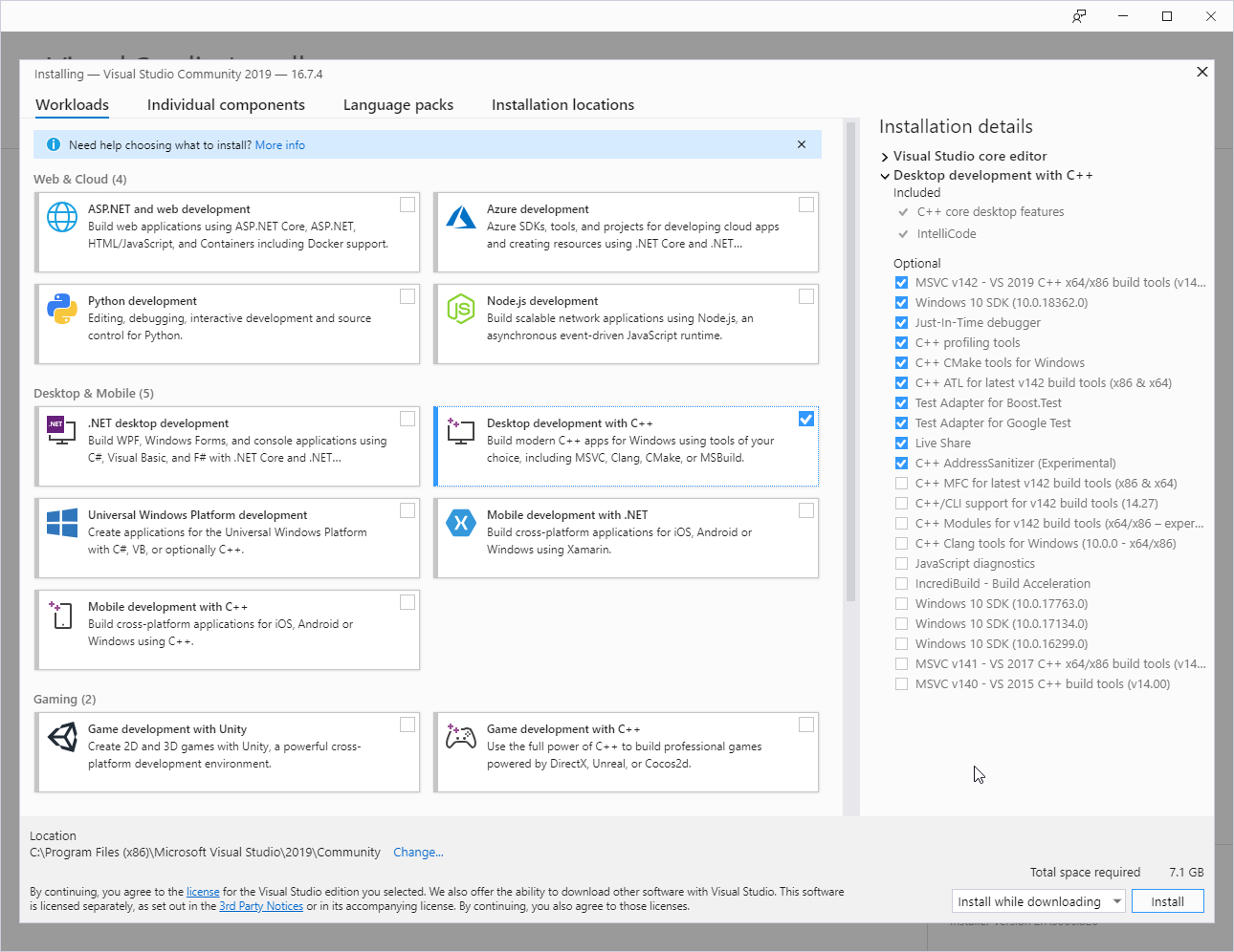 C Calling Fortran Example, Can'T Configure Visual Studio.
