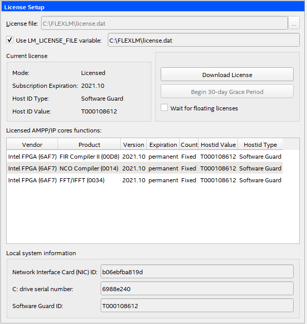 Modelsim Intel FPGA Edition 2020.3 Pro and 2020.1 Standard license ...