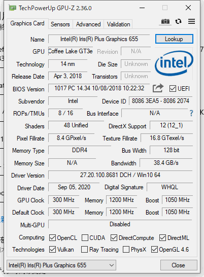 count of Iris Plus Graphics is wrong - Intel Community