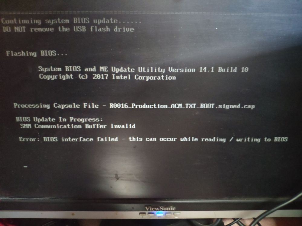 Solved: S2600ST BIOSupdate failed - Intel Communities