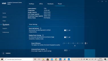 No "on Battery option"