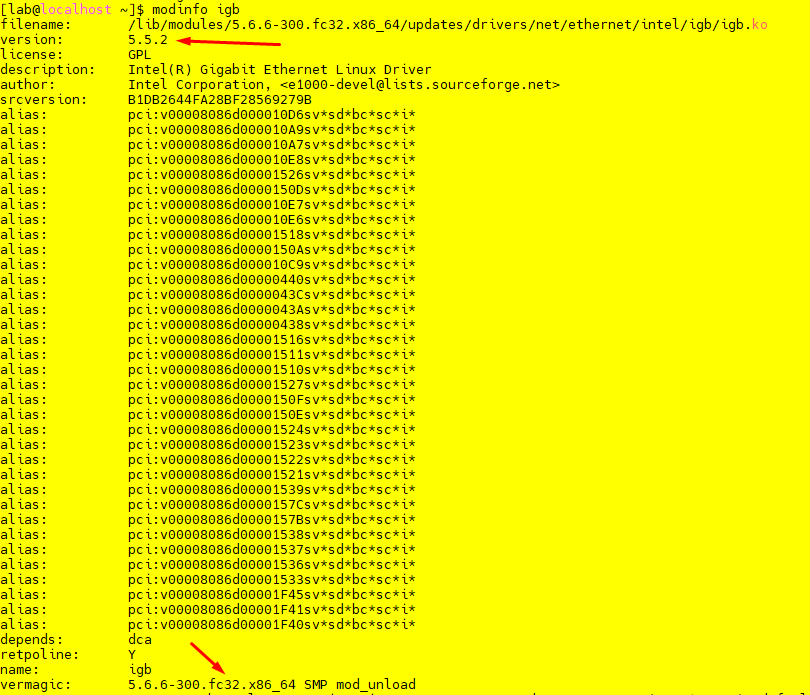 Intel® Network Adapter Driver for 82575/6, 82580, I350, and I210/211