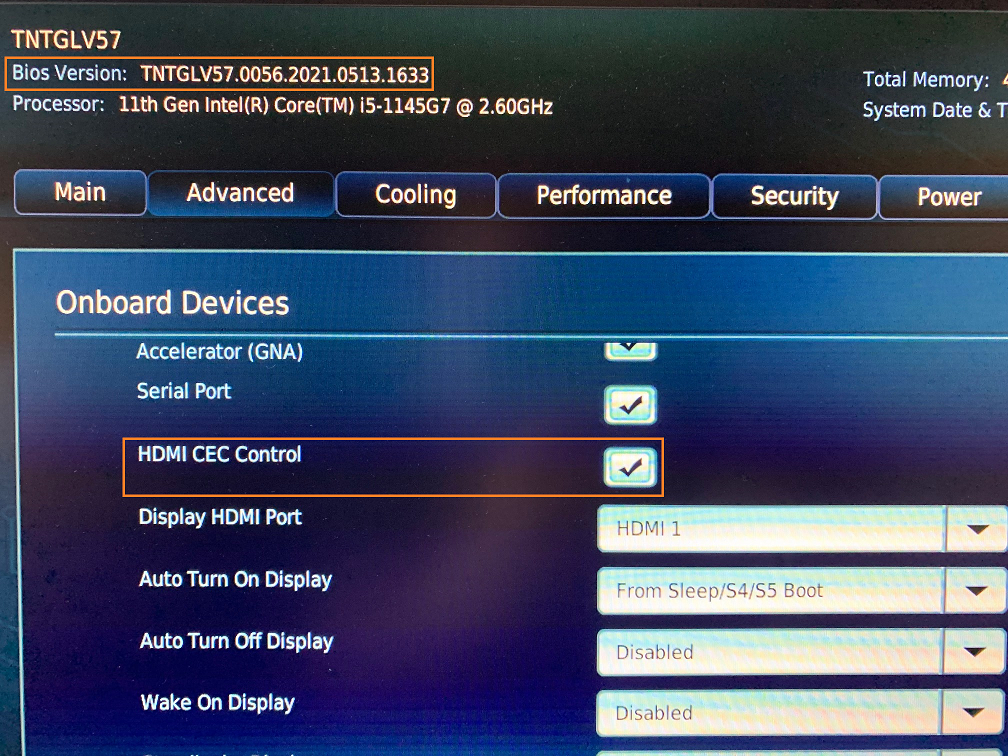 NUC11i7 and HDMI-cec - Intel Communities
