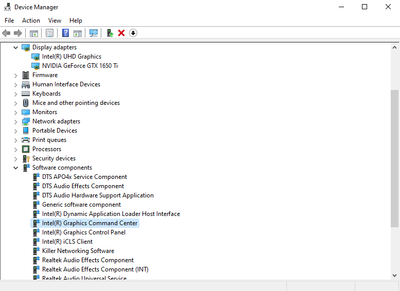 HELP! Intel Graphics Command Center 