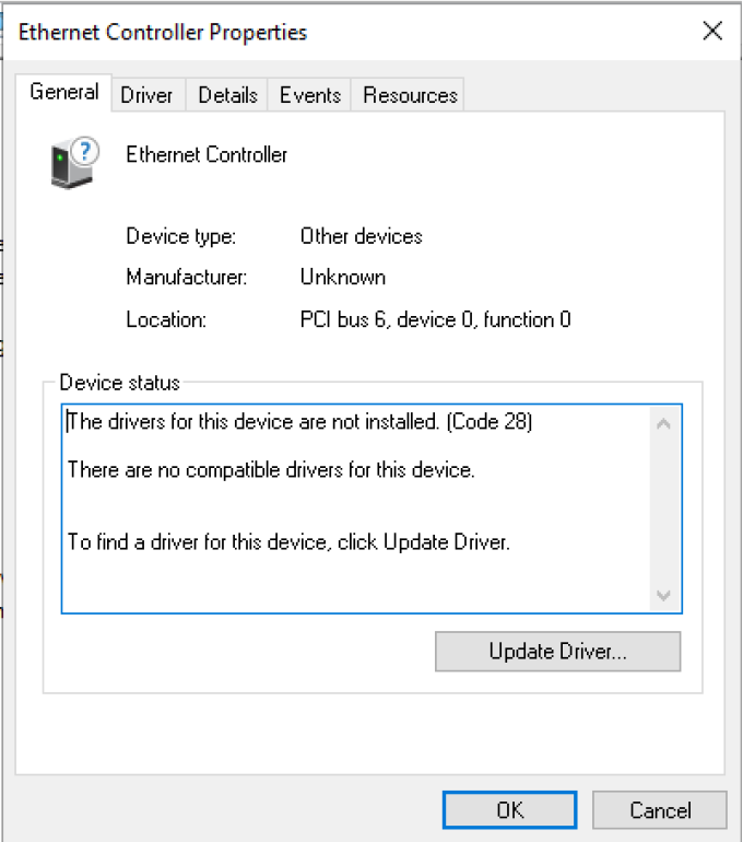 Intel Ethernet 200 (I211-AT) Support For Windows Server2019.