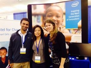 Working along side Linda, Courtney &amp; Greg at the Intel Booth was fun