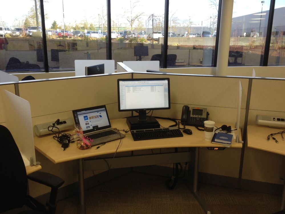 My new &quot;cube&quot;--one of several mobile workstations