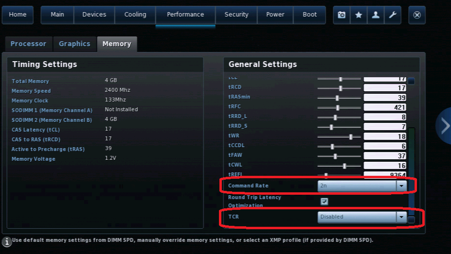 Bios settings - Intel Community