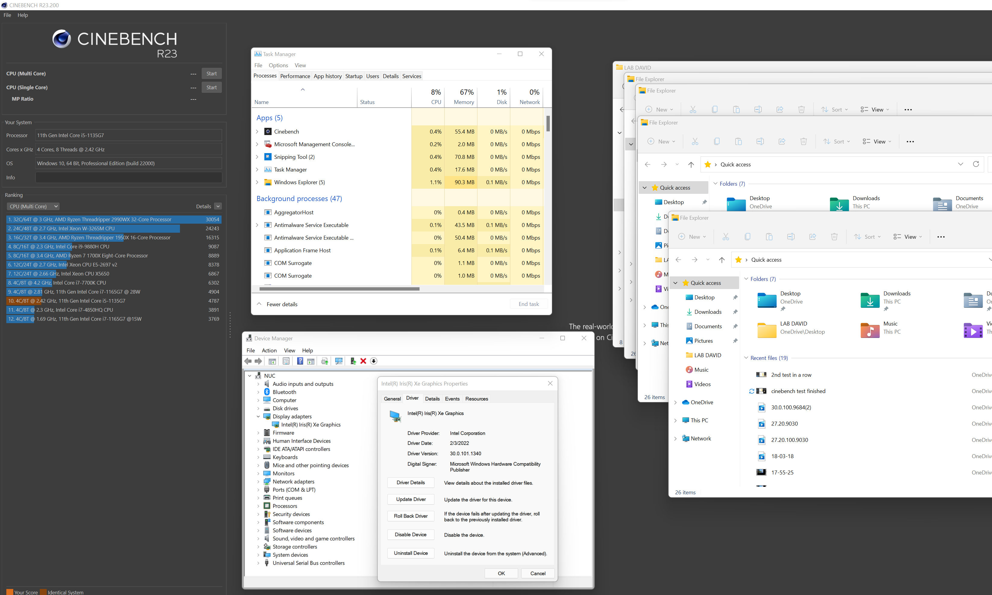 Windows 11 Explorer memory leak caused by Intel DCH graphics driver
