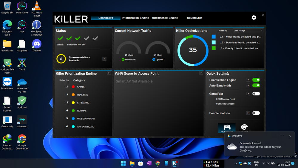 killer control center xtend option - Intel Communities