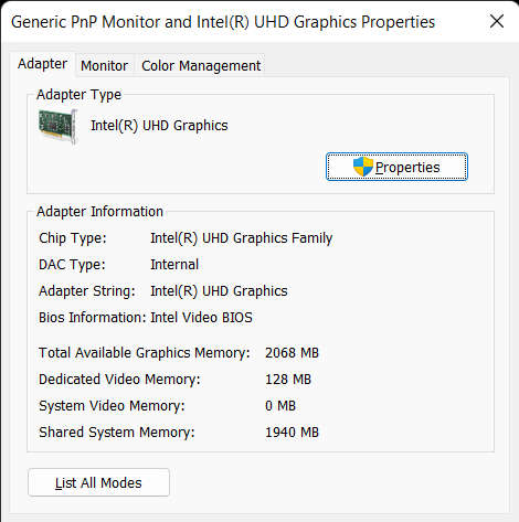 Generic PnP Monitor and Intel(R) UHD Graphics Properties 26-03-2022 19_14_28.png