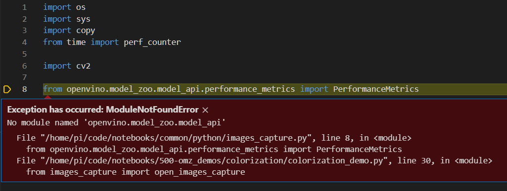 Solved: from openvino.model_zoo.model_api.performance_metrics import  PerformanceMetrics - Intel Community