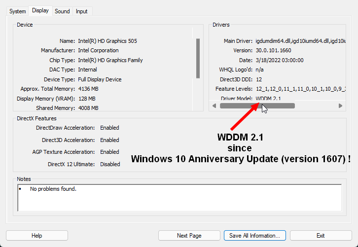 Apollo Lake stuck with WDDM 2.1 since Windows 10 (1607) - Intel Community