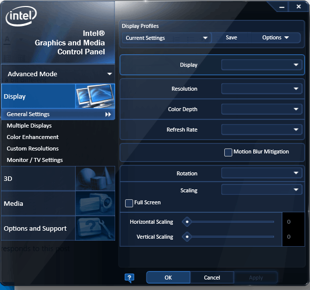 Solved: Graphics Control Panel vs Graphics & Media Control Panel - Intel  Community