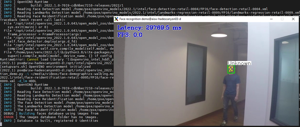 face_recognition_demo with HDDL
