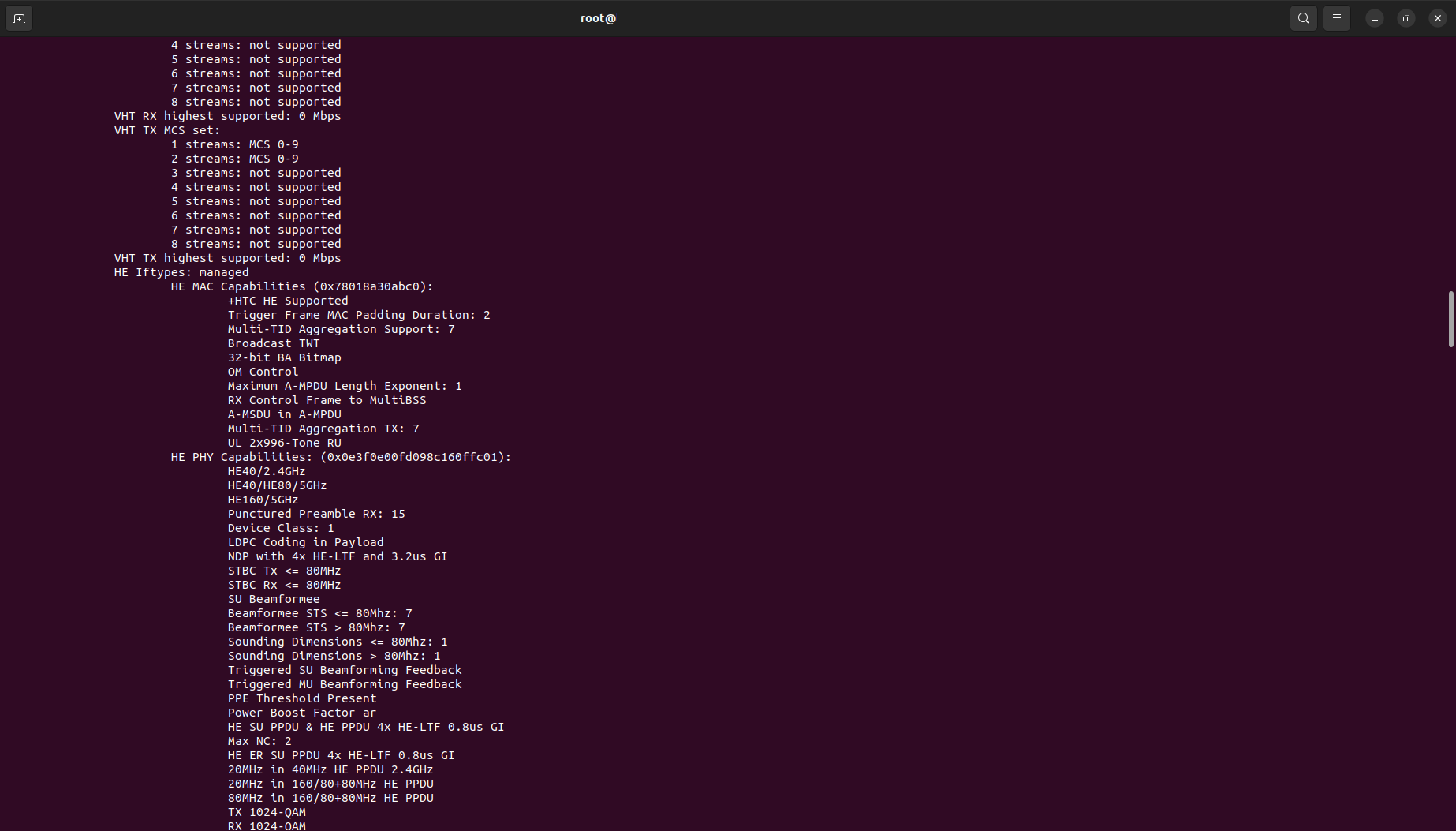 ubuntu 22.04 Intel AX210 cant capture the Wi-Fi pkts under monitor it seems theres a Wi-Fi crash