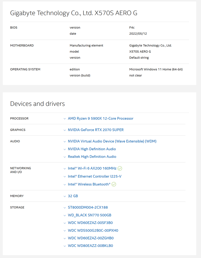 Intel Driver & Support Assistant (Intel DSA) update "ALC1220 Audio