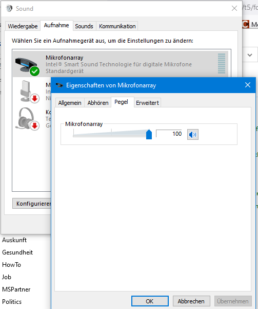 Intel® NUC M15 Laptop LAPBC710 Microphone Very Quiet Page 2 Intel