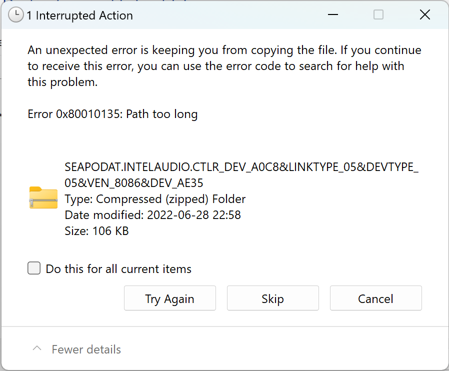 Intel NUC P14E CMCN1CC Driver Path Length Intel Community