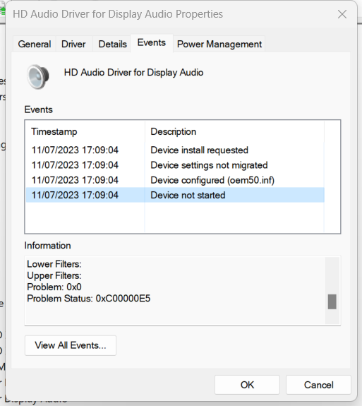 Device not started in windows device manager Intel Community