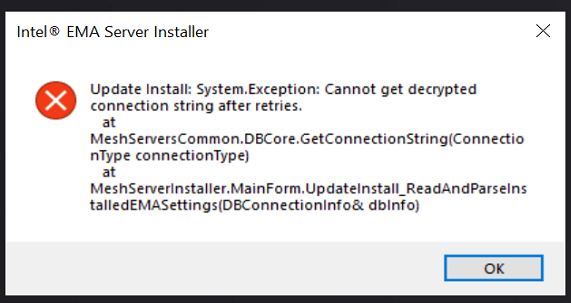 Issues installing EMA - Intel Community