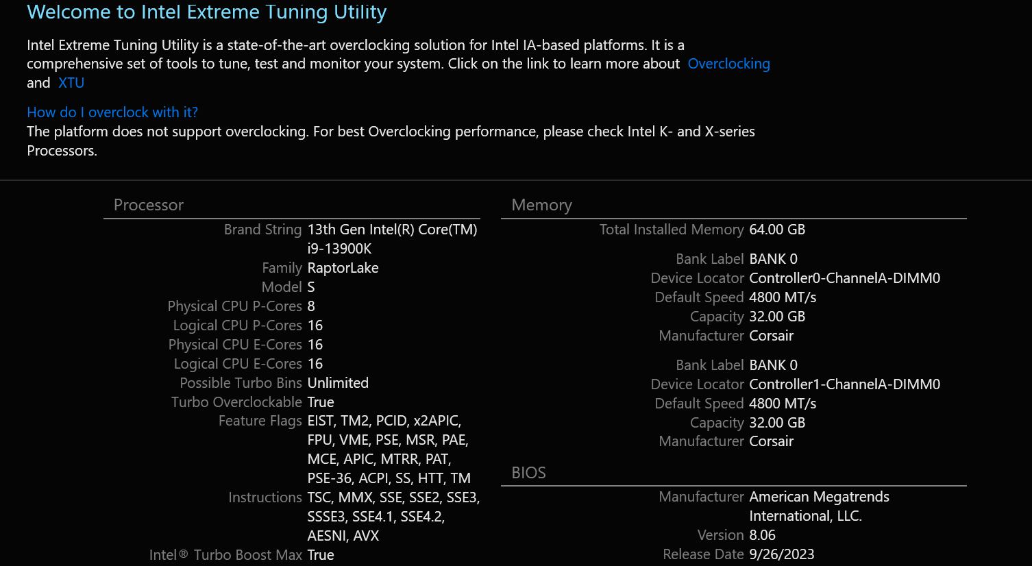 Catalog/Accessory CPU Overclock Website Bug - Platform Usage Support -  Developer Forum