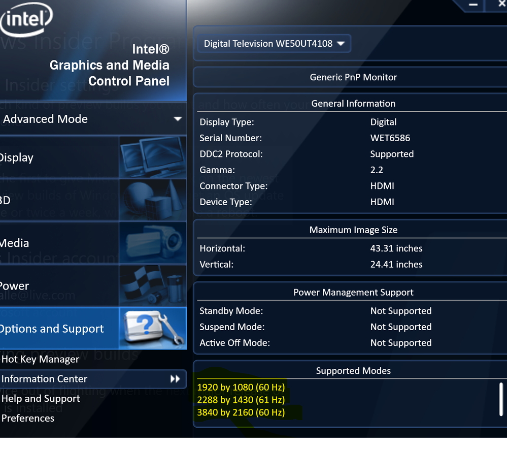 Приложение интел. Intel Graphics.