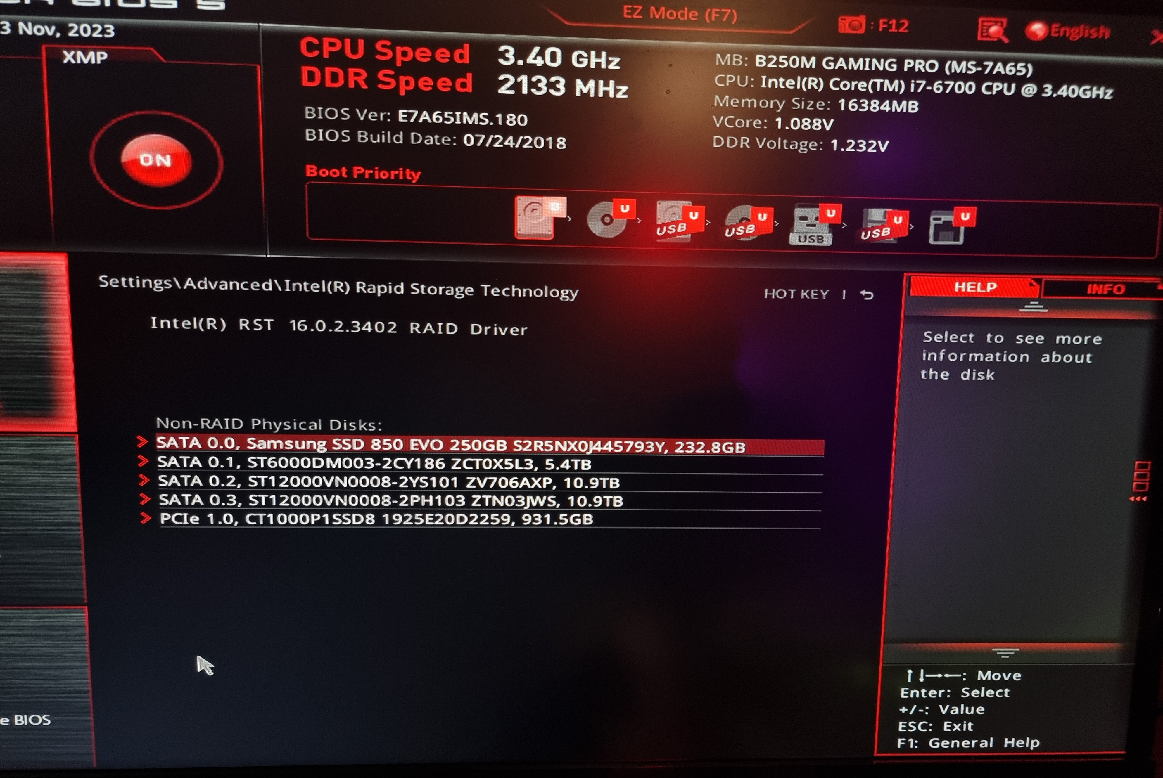 How to set drives as RAID in BIOS? Intel Community