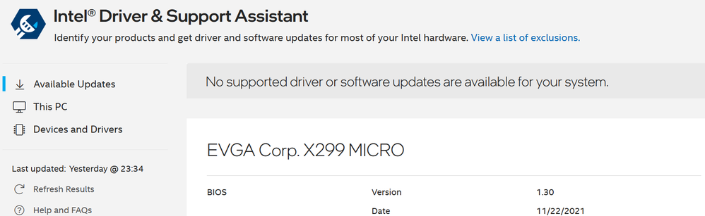 Intel Driver Assist