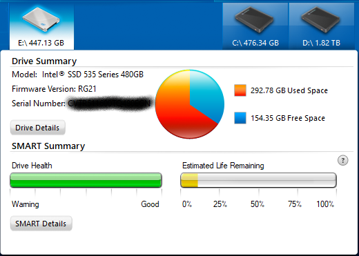 Intel SSD Life Remaining.PNG
